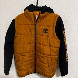 Timberland Black and Orange Jacket
